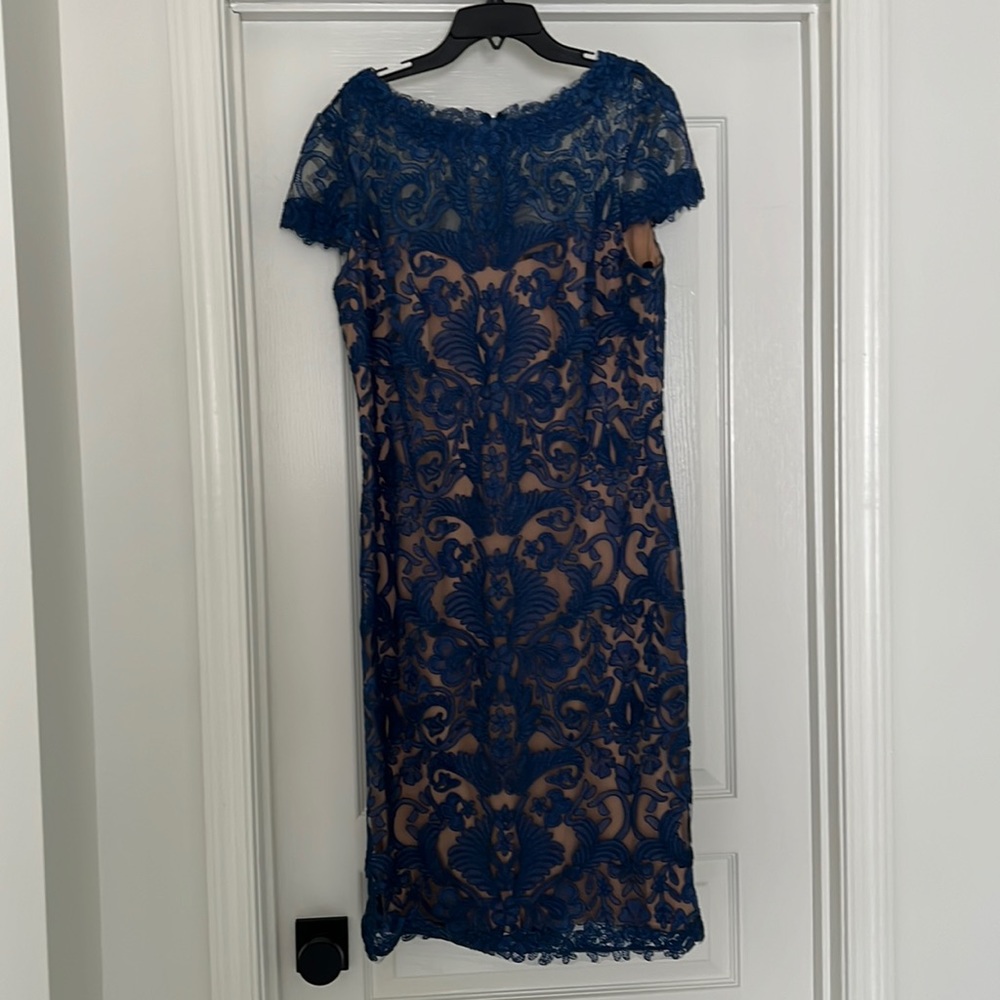 Blue and Tan dress. Worn once